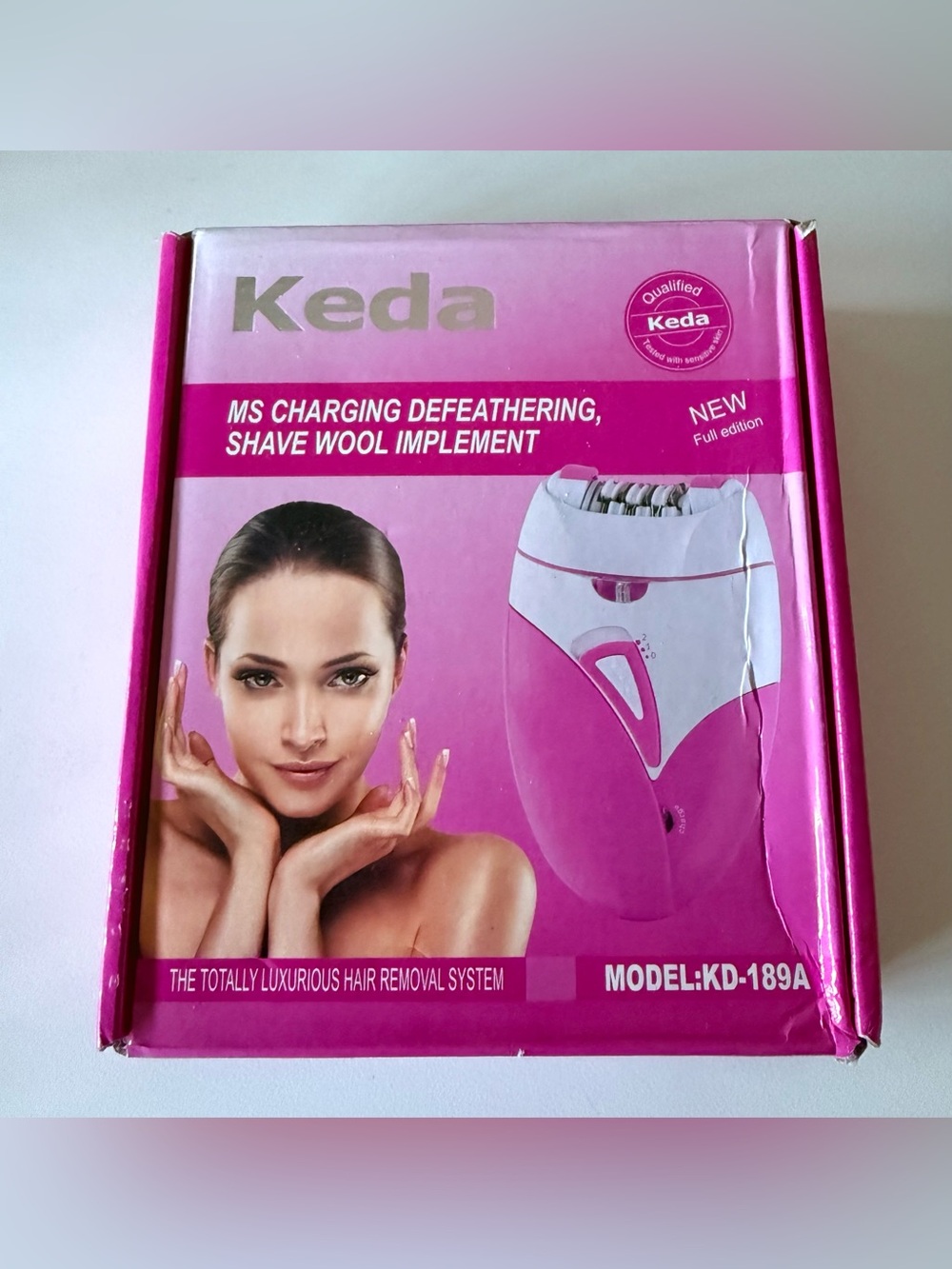 Keda Pink Hair Removal Epilator - KD-189A